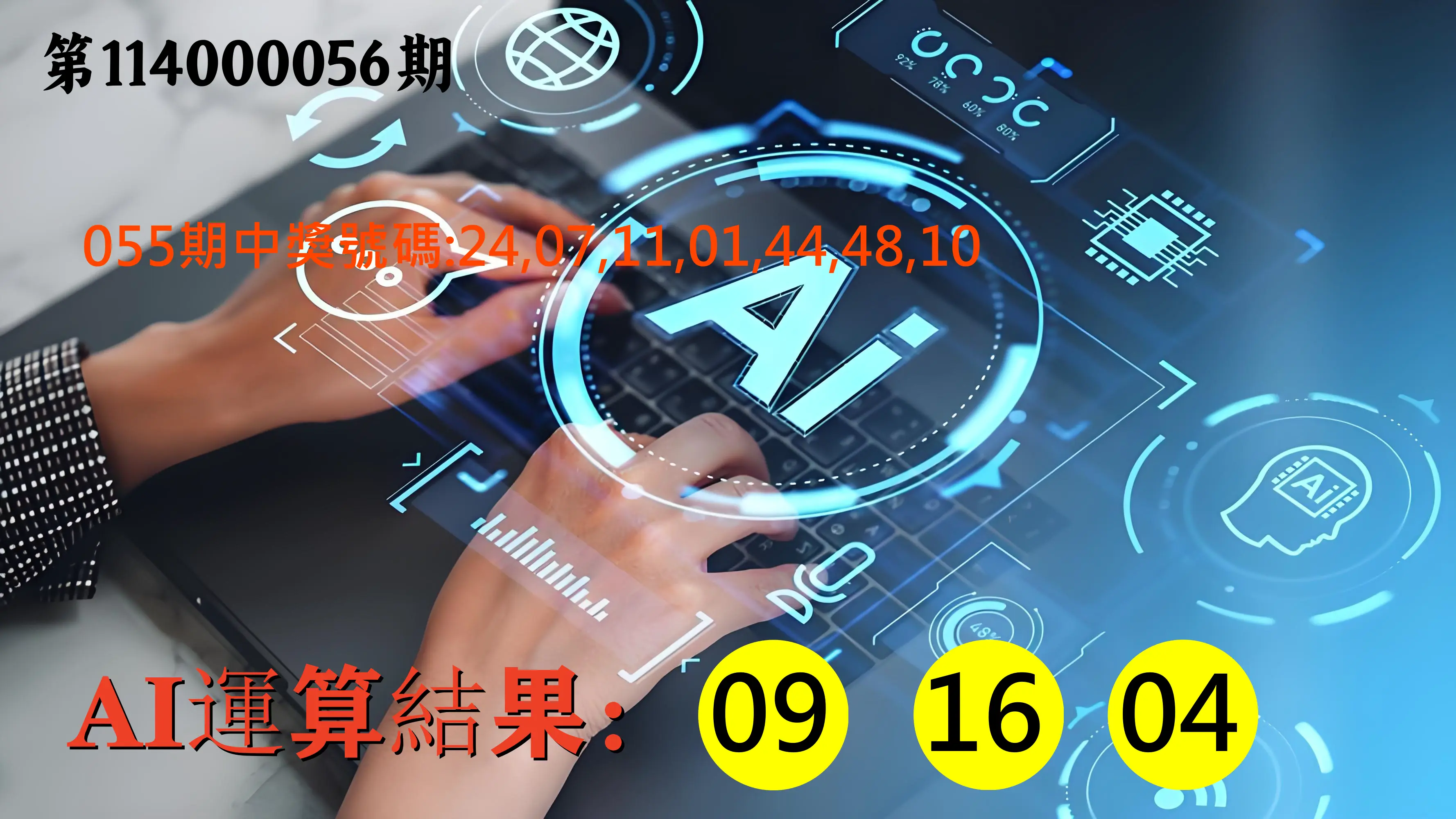 大樂透第114000056期AI運算3膽號